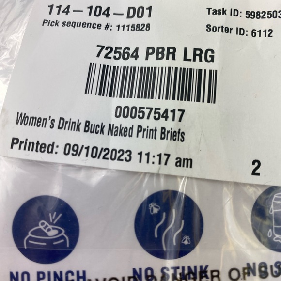 Women’s Briefs - Drink Buck Naked - Picture 10 of 12